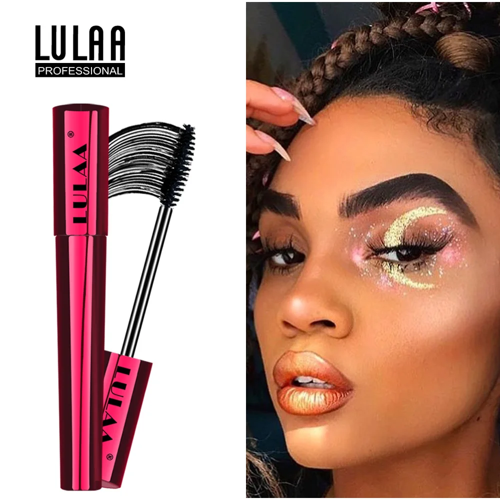 

eyelashes makeup cosmetics mascara 4D silk fiber mascara waterproof mascara black thick