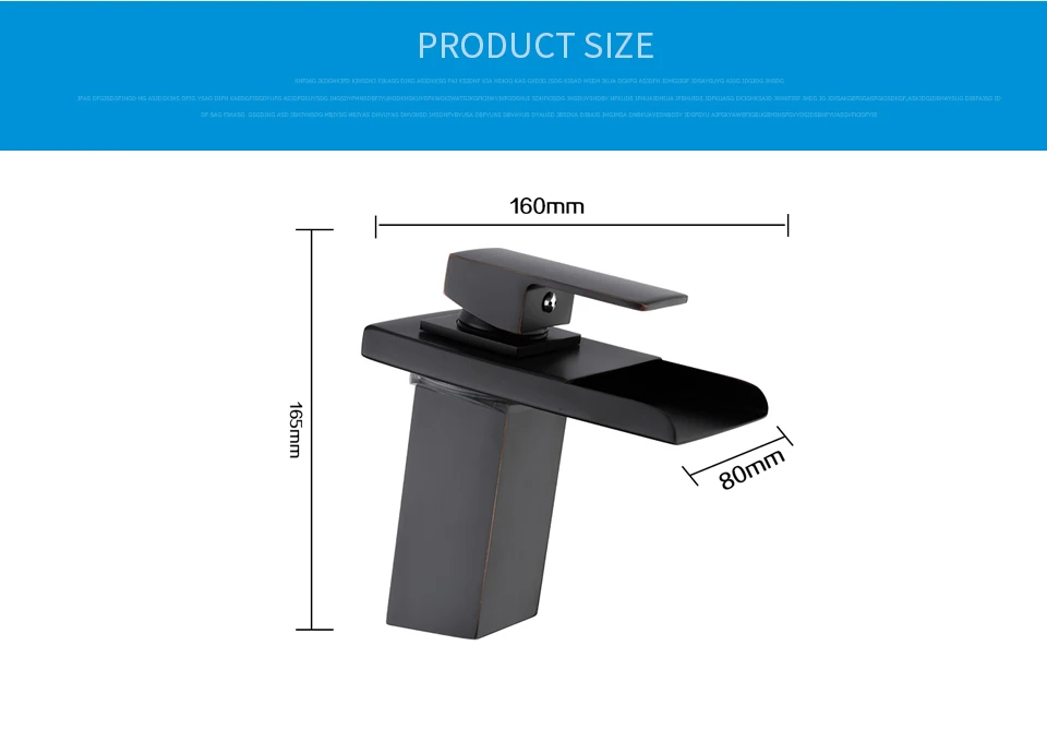 GAPPO черный водопад кран для раковины ванной комнаты Смесители для ванной комнаты смеситель, раковина смесители воды смеситель настенный монтаж смесители краны