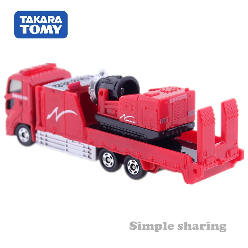 Takara Tomy Tomica № 128 NAHA пожарную службу Hyper туман вентилятор модель грузовика комплект литой миниатюрный игрушечный автомобиль Коллекционные вещи