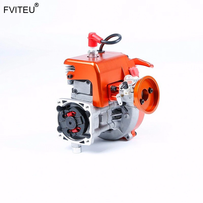 Двигатель FVITEU с ЧПУ 36cc 2 тактный газовый 4 болтовый двигатель Walbro 1107 и NGK свечей