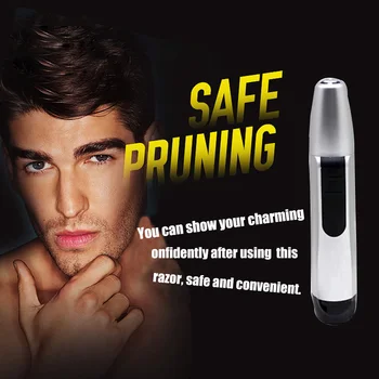 

Electric Vibrissae Clippers Easy Using Nasal Hair Shaver Easy Carring Rhinothrix Cutter Machine