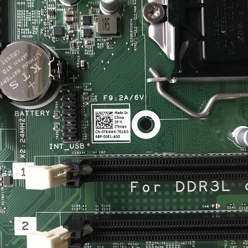 Для DELL 3040 MT для рабочего стола материнской платы CN 0TK4W4 TK4W4 LGA 1151 DDR4 14056 1 полностью