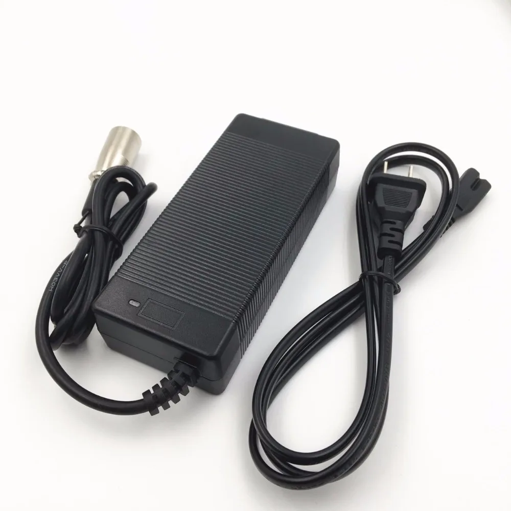 TOP CHARGEUR Caricabatterie 42V 2A Per E-Bike 36V Li-ion – Connettore XLR 3 Pin, Certificato CE
