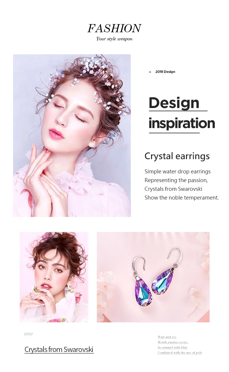 Swarovski Crystals Drop Earrings (2)