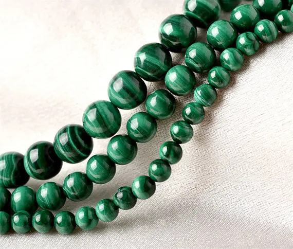 Grade A Natural Malachite Beads,