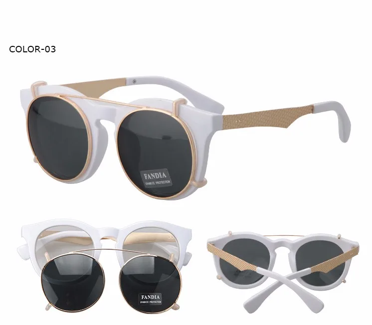 Sozotu стимпанк очки Винтаж солнцезащитные очки Для женщин Для мужчин солнцезащитные очки для Женский Мужской Дамская мода Брендовая