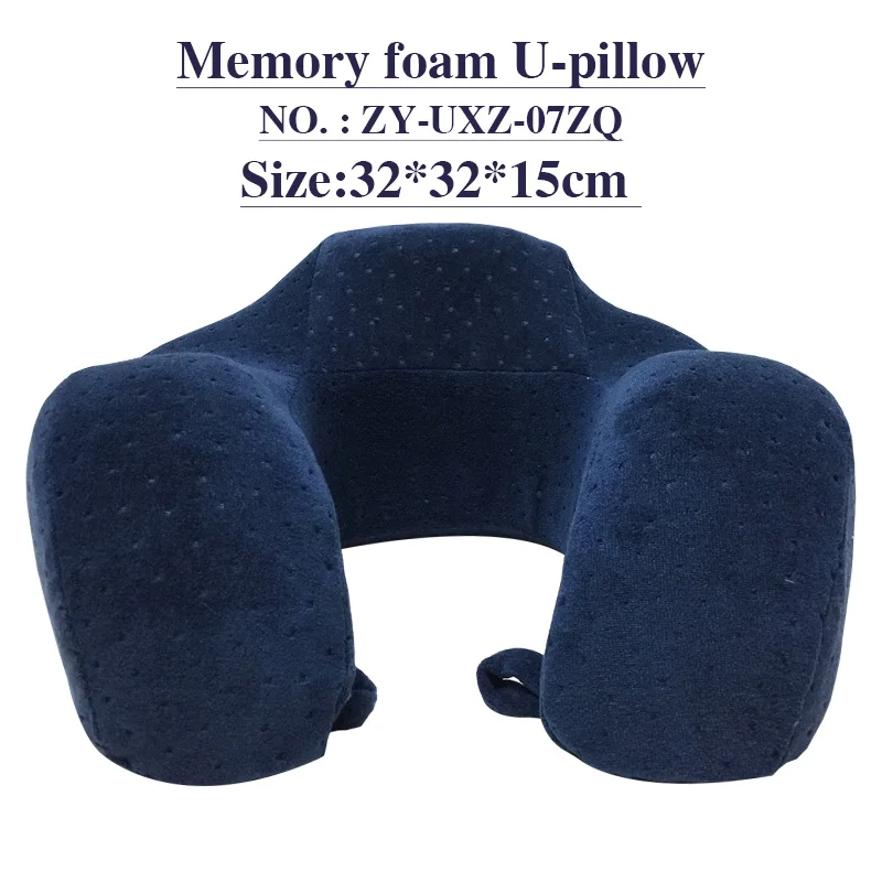 Новая американская Подушка с эффектом памяти u-образная дорожная подушка для шеи Автомобильная голова надувная подушка для отдыха для путешествий офисная Подушка для сна надувная подушка для отдыха подушка для шеи - Цвет: ZY-UXZ-07ZQ