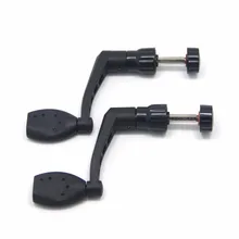 SAMS Fishing 2pcs Alternative Deal with with Nonslip Grip Rotary Knob Foldable Handgrip Ugly Stick Spinning Reel Restore Components