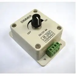 ВДЦБ ШИМ затемнения контроллер для светодиодные фонари, ленты, полосы, 12-24 вольт (12 В-24 В) 8 Ампер