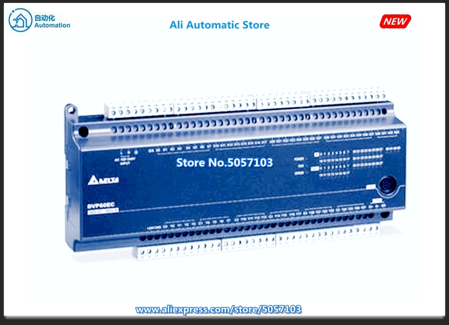 DVP60EC00T3 60-точка хоста 36DI 24DO Силовые транзисторы NPN 24VDC 0.5A 4-канальный 20K новый (art.: 7b0655c67) - 7b0655c67