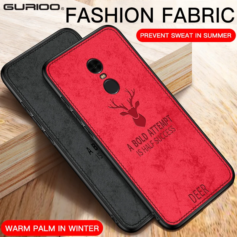 

Deer Cloth Phone Case on For Xiaomi Redmi 5A 6A 5 Plus 6 7 K20 Pro S2 Y3 GO Note 5 5A 4 4X 6 7 Pro Leather TPU Back Cover Coque