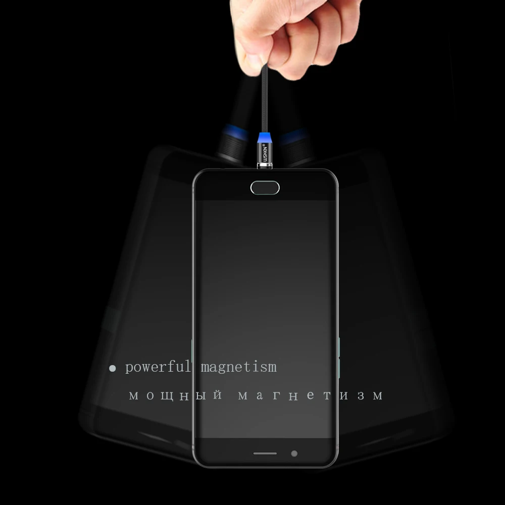Магнитный кабель WSKEN micro USB type c для samsung galaxy a5 2017 S9 xiaomi redmi note5 forhuawei p20 lite iphone XR