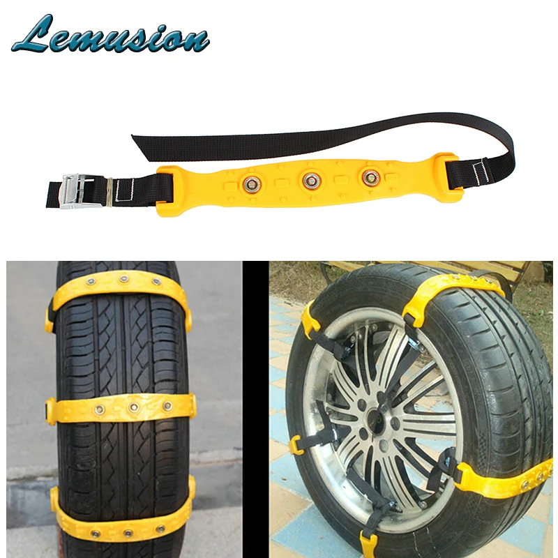 10X Car Wheel Tyre Anti skid TPU Chains 37 x 4.7cm For Volvo XC90 XC60
