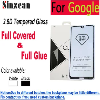 

Sinzean 100pcs 2.5D Full Glue Tempered Glass for Google Pixel 3XL/3A Full Cover 6/9D Screen Protector For Google Pixel 3/3A XL