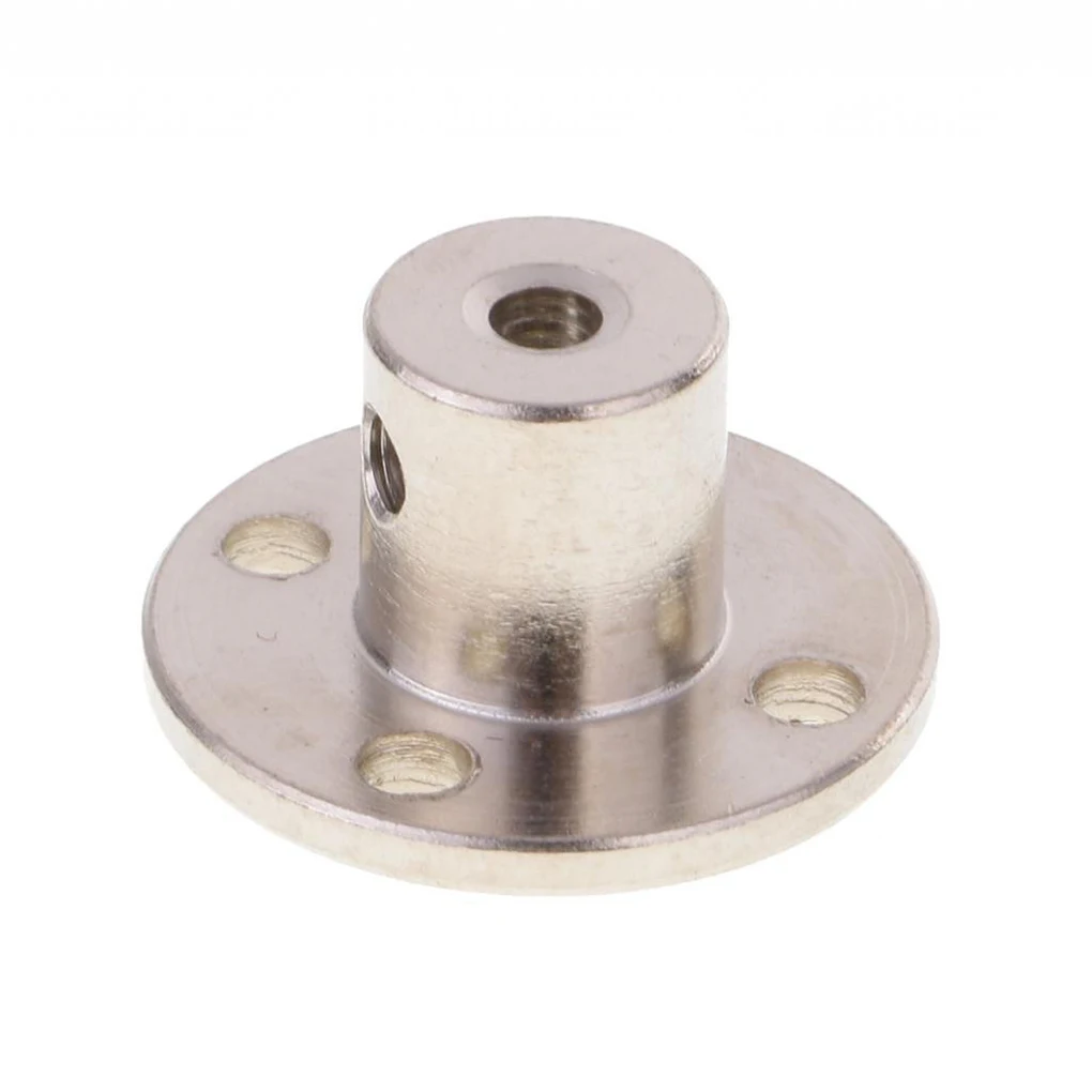 

High Quality 3-14mm High Hardness Electroplate Steel Flange Shaft Coupling Rigid Flange Coupling Motor Guide Shaft Axis Bearing