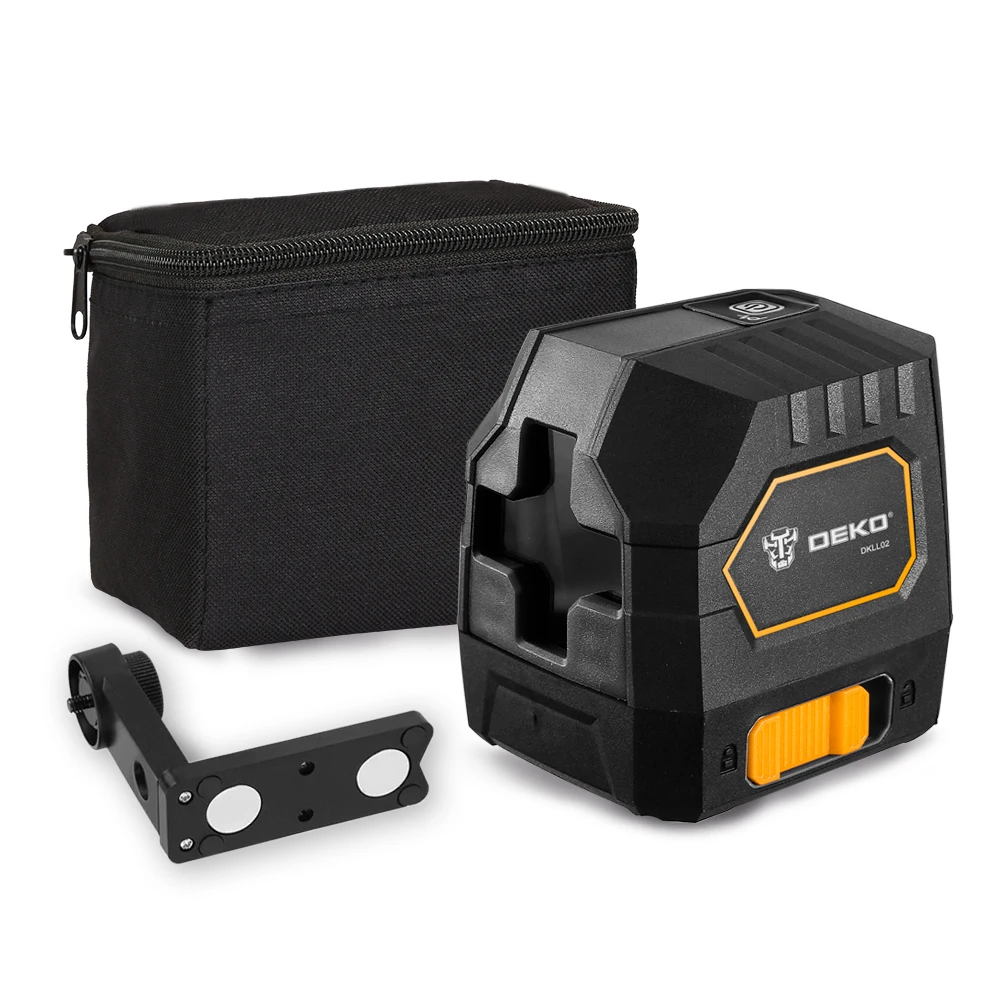 DEKO DKLL02 Mini Style Self-Leveling Laser Level Horizontal Vertical Cross Line Red Green Light Sou
