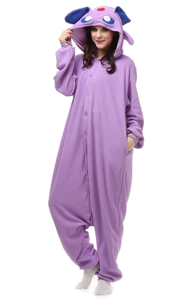 

Purple wizard Kigurumi Onesie Adult Women Animal Pajamas Suit Fleece Warm Soft Sleepwear Onepiece Winter Jumpsuit Pijama Cosplay