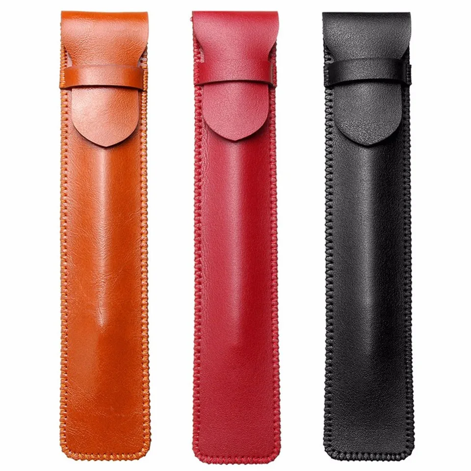 PU Leather For Apple Pencil Case Cover Sleeve Pouch Bag New Tablet Touch Stylus Pen Protect Wrap Cover Case For iPad Pro