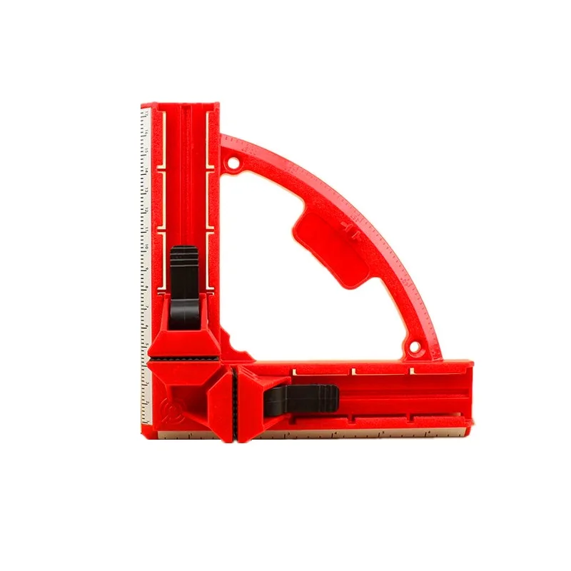 

90 Degree Right Angle Clamp Mitre Clamps Corner Clamp Picture Holder Woodwork With Light Weight Integrated Aluminum Rule HT1017