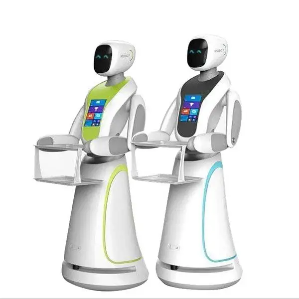 Автоматическое помещение humanoid интеллектуальное питание для еды умный дом обслуживание официанта робот для ресторана