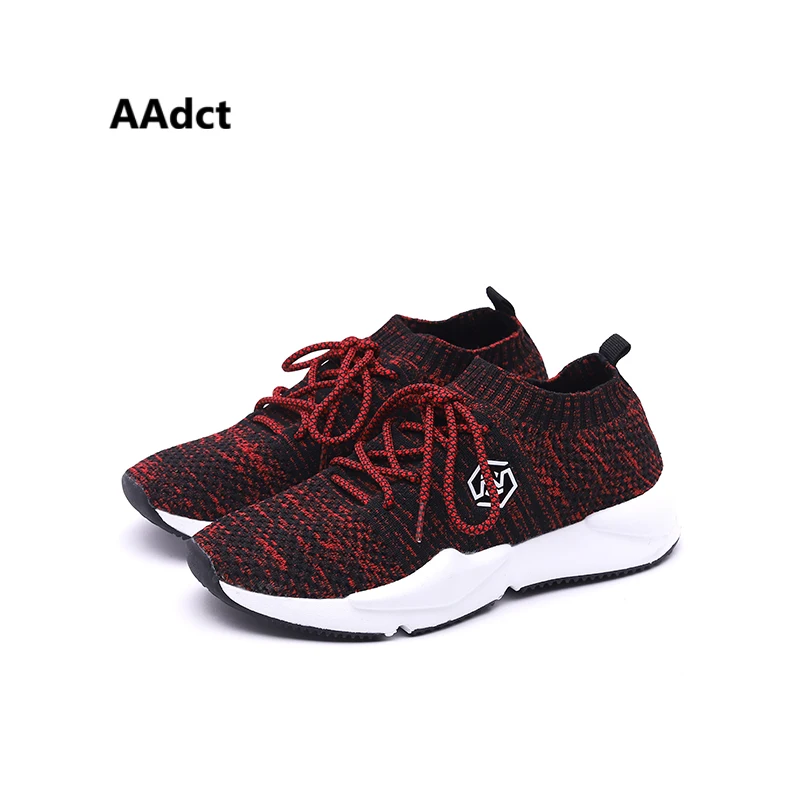 

AAdct autumn new boys shoes running sports big kids shoes for boys sneakers mesh breathable knitting children shoes