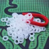 109 pcs Blanc Keycaps En Caoutchouc O-ring Changer Son Amortisseurs Pour Cerise MX Clavier Amortisseurs Key cap O Anneau remplacer Une Partie ► Photo 3/4