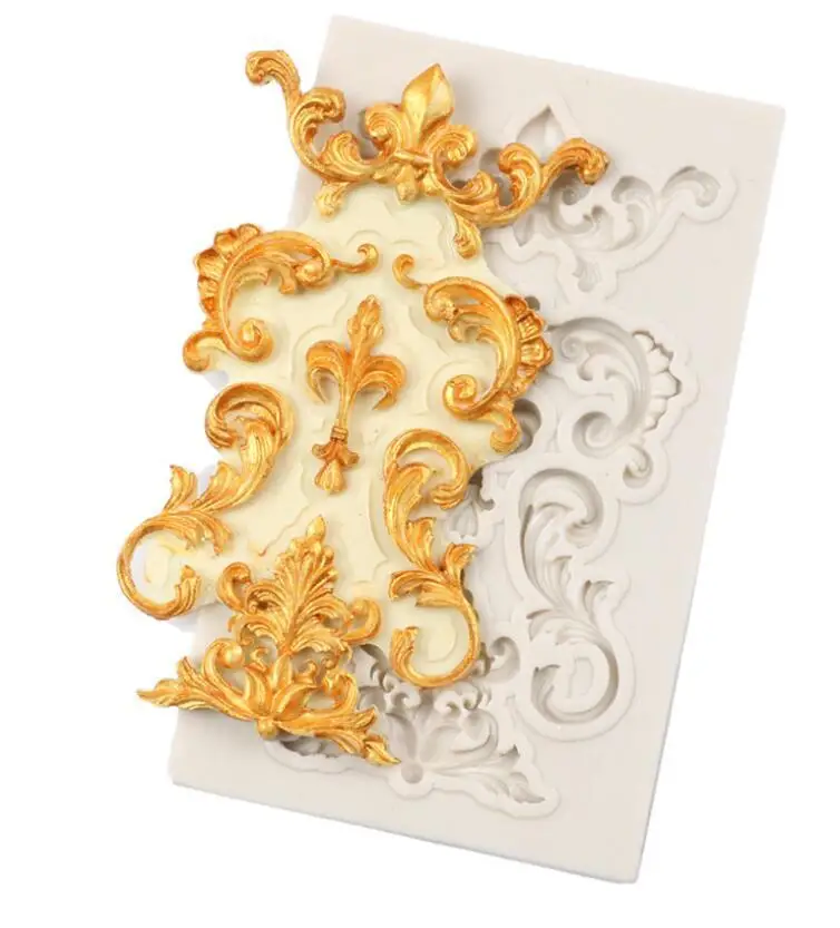 

New silicone cake mold European embossed mold chocolate handmade soap mold candy biscuit mold DIY kitchen accessories