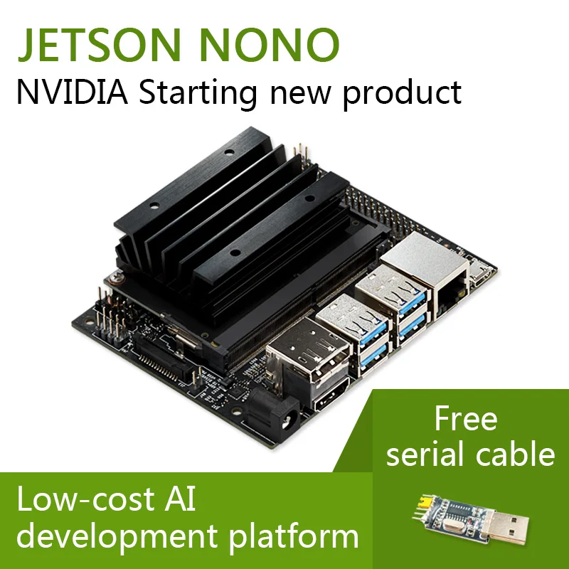  NVIDIA Jetson Nano Developer Kit compatible with NVIDIA’s AI platform for training and deploying AI