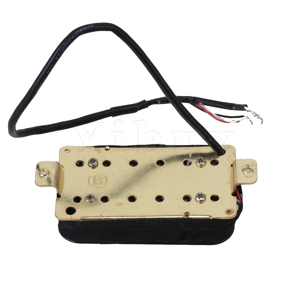 Yibuy HOC-BK-TMB Double Coil Metal Electric Guitar Pickups Humbucker Black 