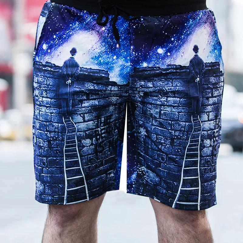 Модные хлопковые шорты мужские с карманами летние прямые шорты хип-хоп до колена Короткие Hombre