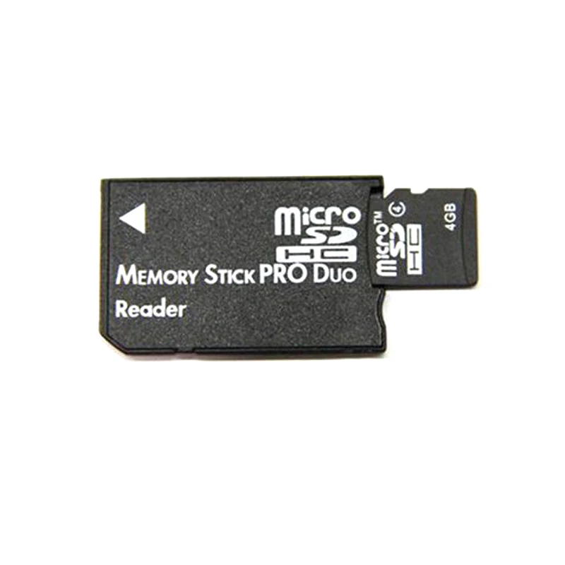 us 2 82 25 off new arrival for psp memory stick pro duo card reader new micro sd tf to ms card adapter for psp converter in replacement parts ms card