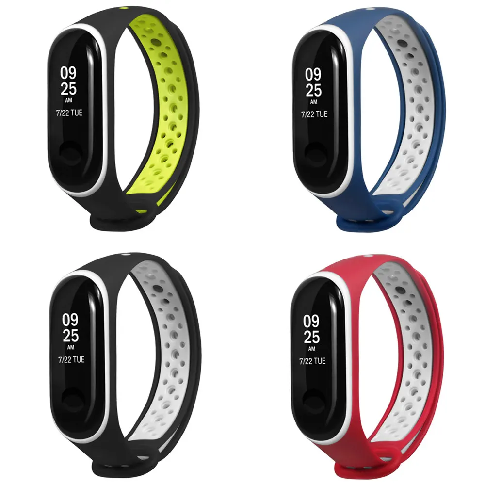 Ремешок силиконовый для Mi Band 3 спортивный браслет смарт часов 3|Смарт-аксессуары| |