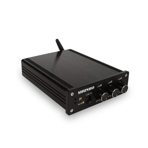 Bluetooth 4 0 беспроводной цифровой стерео усилитель мощности DC12V 24V 2x80 Ватт для