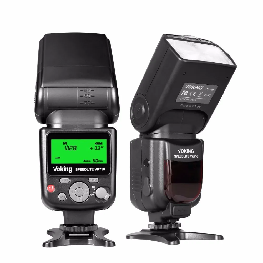 Ручная вспышка Voking VK750 Speedlite с ЖК дисплеем для Canon Nikon Panasonic Olympus Pentax и других DSLR