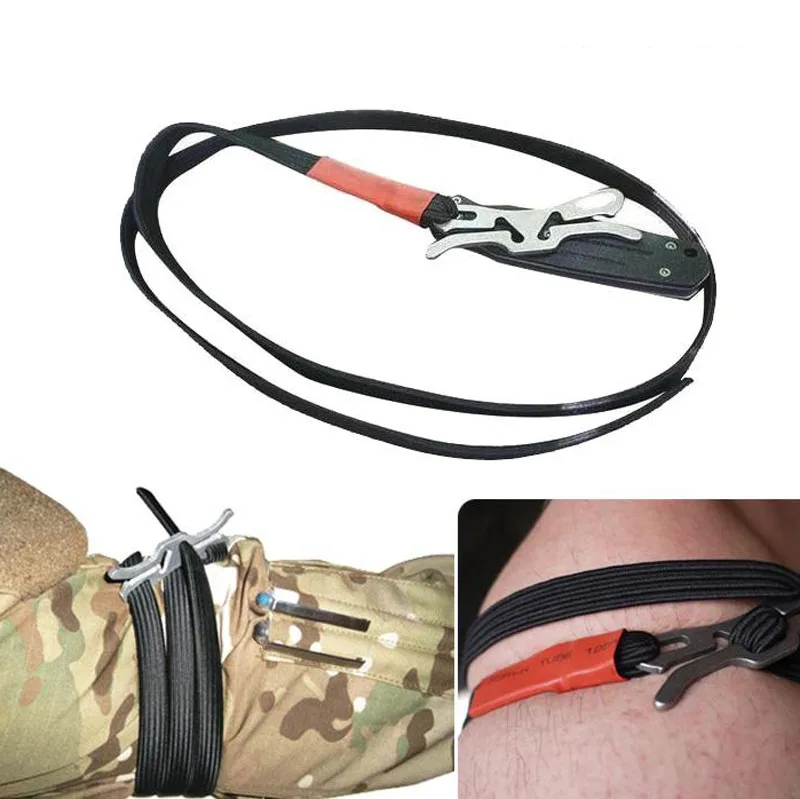 belt bandage first aid Tourniquet camp hike rescue Outdoor Trauma Bleed