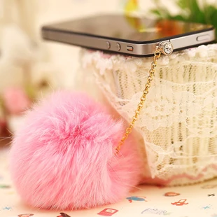 Dachshund Promotion Earphone Jack font b Plug b font 2016 New Rabbit Fur font b Dust