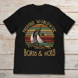 Возьмите бренд престиж по всему миру лодки и мотыги Винтаж Футболка мужская футболка с коротким рукавом