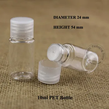 

Wholesale 100pcs/lot 10ml Plastic Cream Lotion Bottle Small 10g Cream Emulsion Container Packaging Screw Lid Mini Makeup Tools