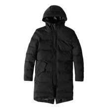 Новая мужская зимняя куртка длинная стильная утолщенная хлопковая стеганая куртка х-длинные утепленные парки