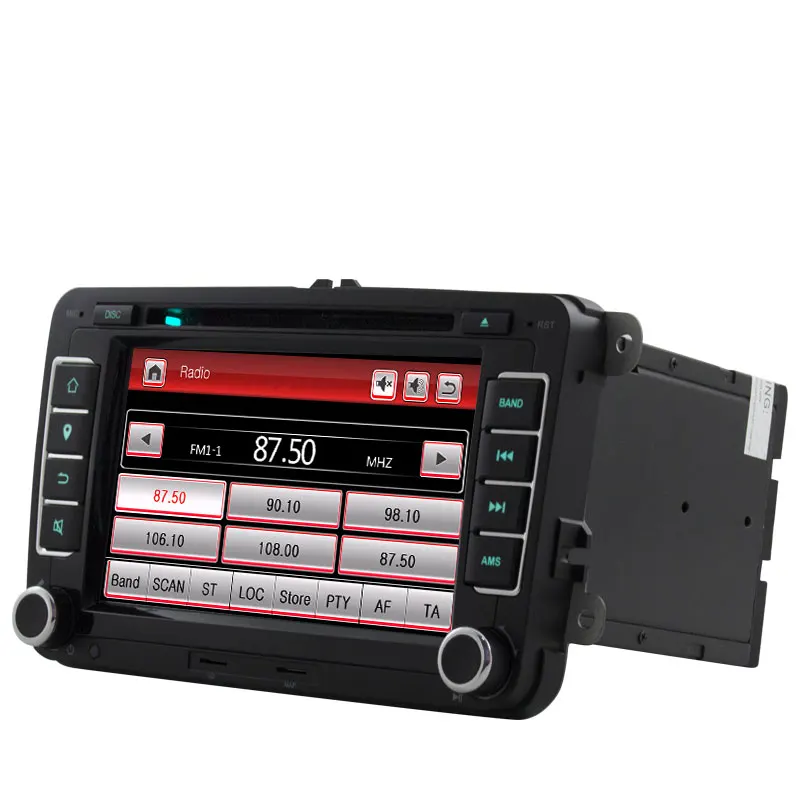 Cheap Wince Car DVD Player GPS Navigation Two Din 7 Inch For Volkswagen VW Skoda POLO PASSAT B6 CC TIGUAN GOLF 5 Fabia support 1080p 2