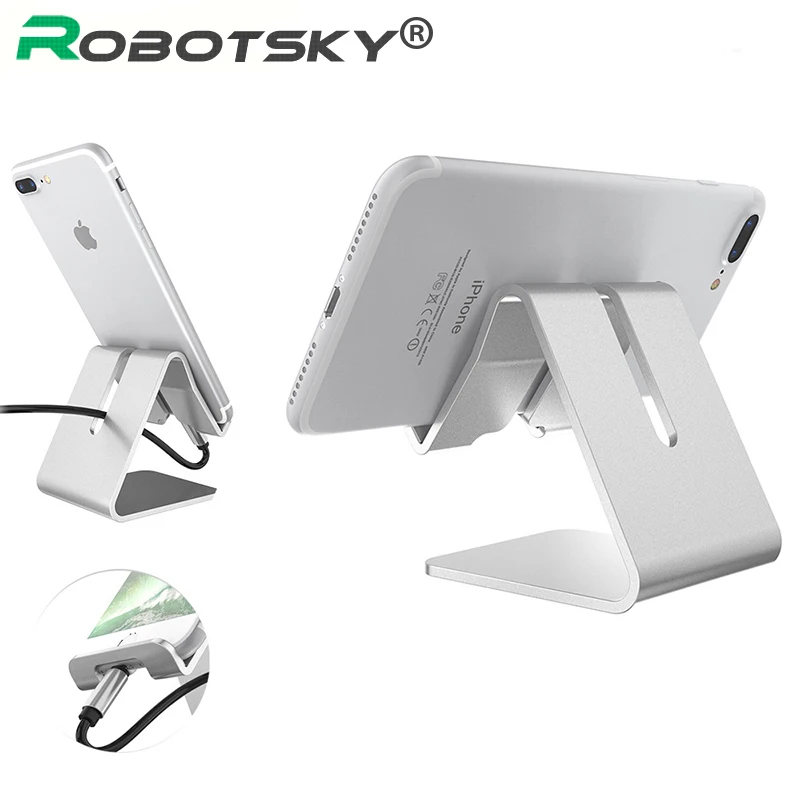  Aluminium Legierung Drehbare Telefon Halter für iphone X für Samsung Tablet Halter Ständer Montiere