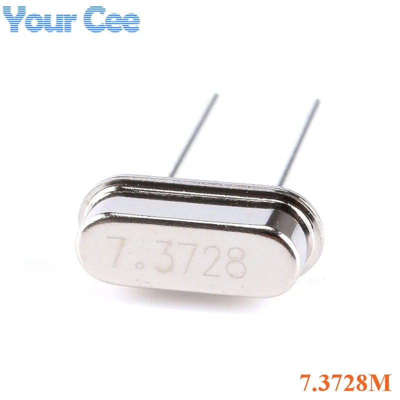 

10pcs 7.3728MHz 7.3728 MHz 7.3728M Hz 7.3728M Passive Quartz Resonator Crystal Oscillator HC-49S Through Holes DIY Kit New