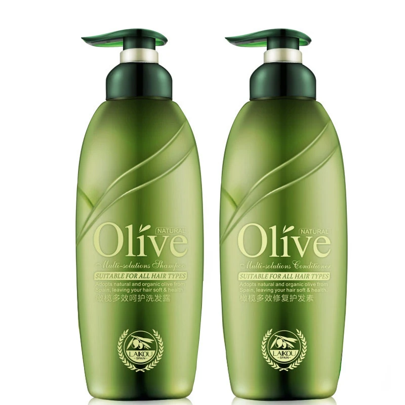 2pcs/sets LAIKOU Olive shampoo+Olive conditioner suit hair care Anti