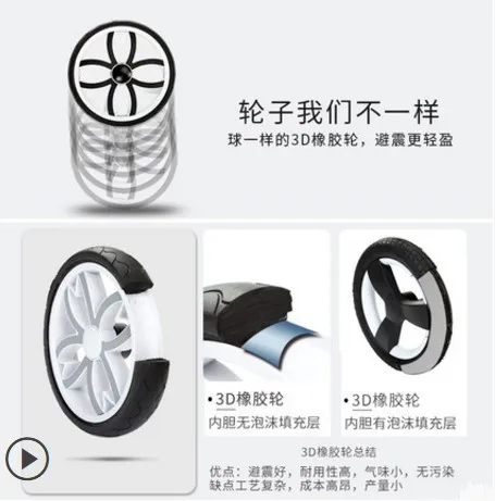 Top 2019 baby stroller can sit lying lightweight folding two-way shock baby high landscape 0-4-year-old stroller 2 Top 2019 baby stroller can sit lying lightweight folding two-way shock baby high landscape 0-4-year-old stroller 2