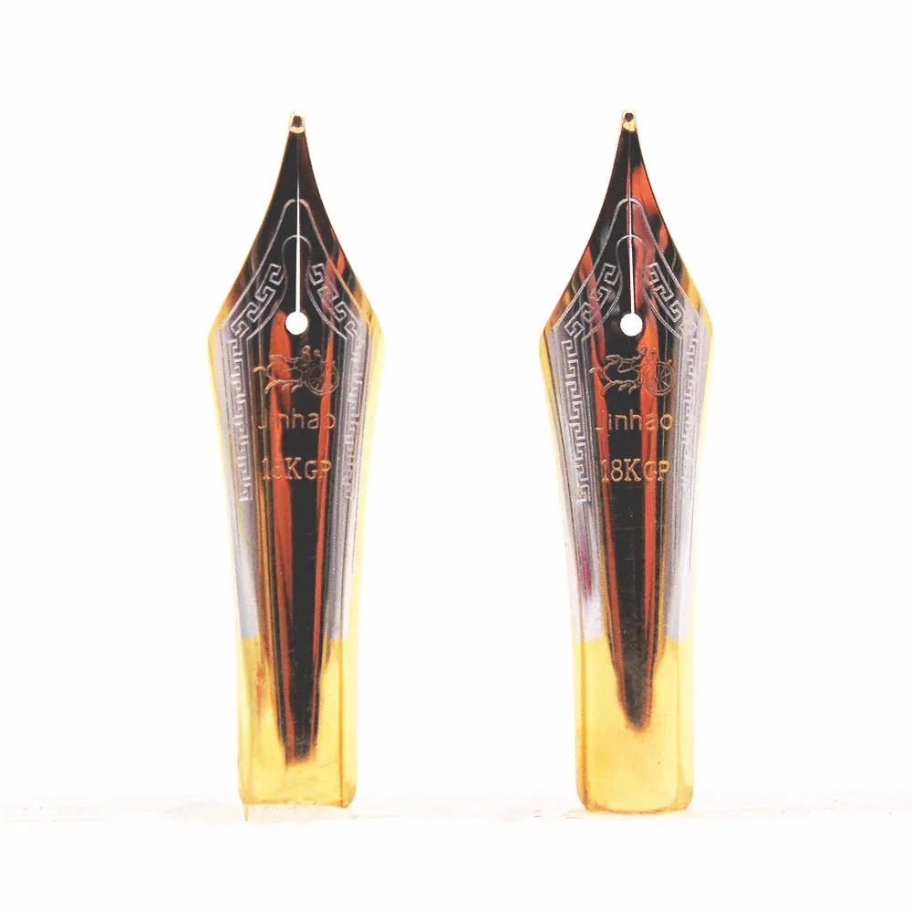 

Jinhao X450 2pcs Medium Nib Golden fountain pen Free Shipping The same size Universal other Fountain Pen