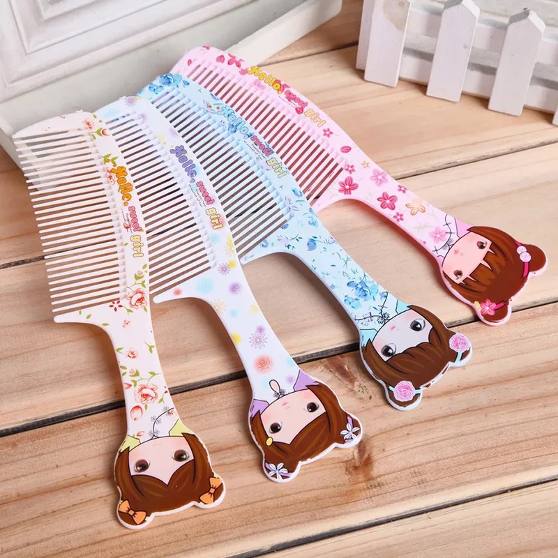 

Anti Static Long Waved Teeth Comb Women Make Hair Smooth Tangle Comb Professional Hairdressing Men Comb For Hairstyling