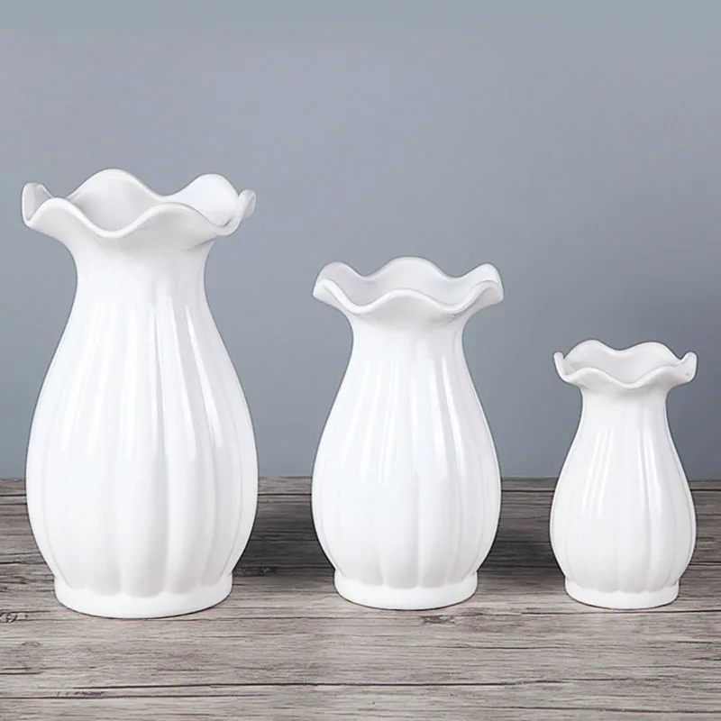 SAFEBET, брендовая Современная ваза для украшения дома, Модная белая керамическая ваза, креативная, Европейский стиль, настольные аксессуары, ручная работа