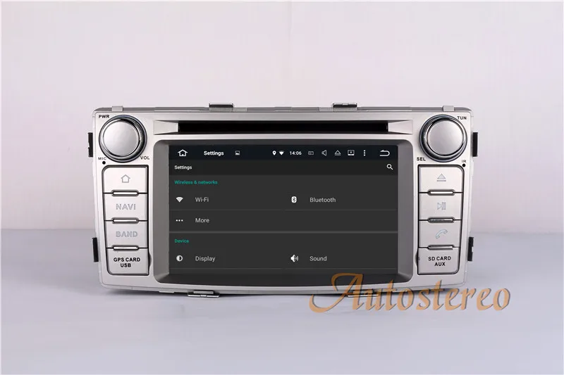 Sale Android 9.0 Car CD DVD Player GPS navigation For Toyota Hilux Fortuner 2012-2014 Auto Stereo Unit Multimedia player radio SATNAV 28