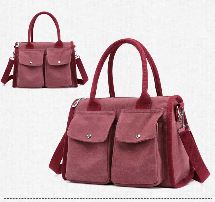 Холст высокое качество Для женщин Дорожные сумки Чемодан сумки Портативный выходные плеча вещевой мешок T675