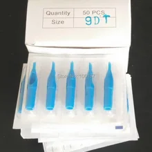 9DT 50 шт одноразовые стерильные для тату пластиковые наконечники насадки для иглы татуировки поставка